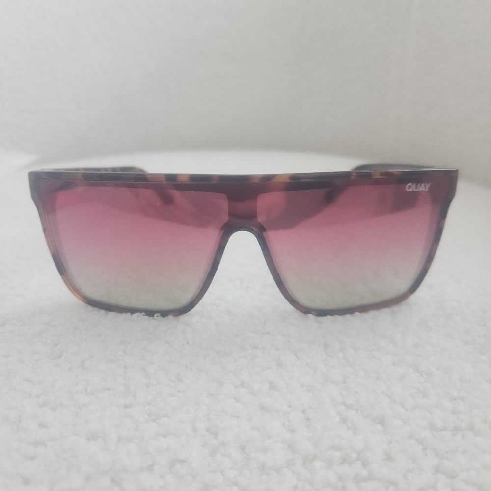 Quay Australia Nightfall Tortoise Brown Polarized Sunglasses MirroredSold Out - Picture 6 of 17